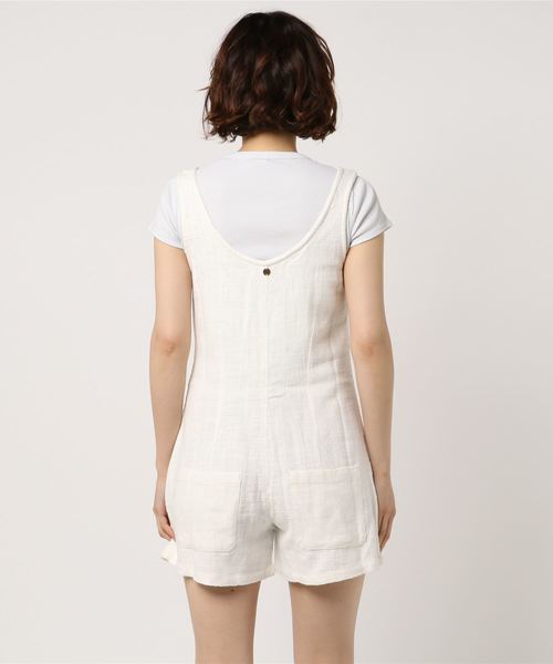 BILLABONG(ビラボン)の「BILLABONG レディース LAZY WAVES ロンパース(つなぎ/オールインワン・レディース・ホワイト・X-SMALL)」の3枚目の写真