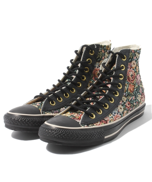 CONVERSE（コンバース）の「2013 コンバース オールスター ゴブラン CONVERSE AS GOB HI（スニーカー・レディース・ホワイト/ブラック・23cm/23.5cm/24cm/24.5cm）」の2枚目の写真