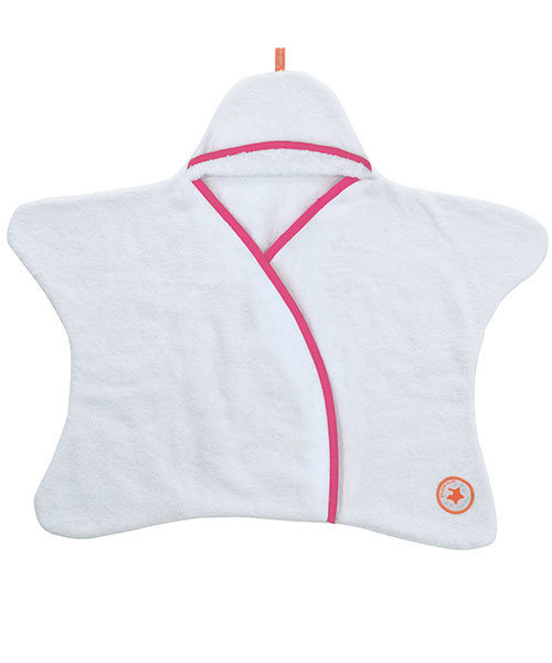 I.D.E.A international（イデアインターナショナル）の「星型アフガン スターラップ スプラッシュクラブ（おくるみ・キッズ・ピンク/オレンジ/ブルー/グリーン・ﾌﾘ-）」の4枚目の写真