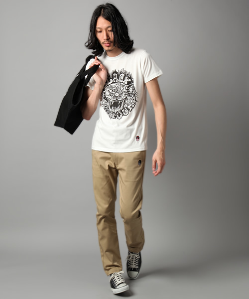 And A（アンドエー）の「ジョディストレッチスキニー （And A×JODY BARTON×Dickies）（その他パンツ・メンズ・ブラック/ベージュ・42/44）」の4枚目の写真