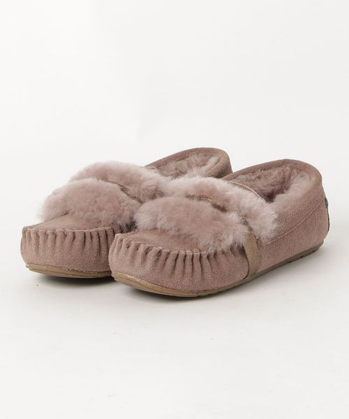 EMU Australia(エミューオーストラリア)の「Cairns Saddle(モカシン/デッキシューズ・レディース・チャコールグレー/ベージュ/グレイッシュベージュ・6/8/9/5/7)」の7枚目の写真