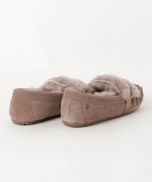 EMU Australia(エミューオーストラリア)の「Cairns Saddle(モカシン/デッキシューズ・レディース・チャコールグレー/ベージュ/グレイッシュベージュ・6/8/9/5/7)」の4枚目の写真