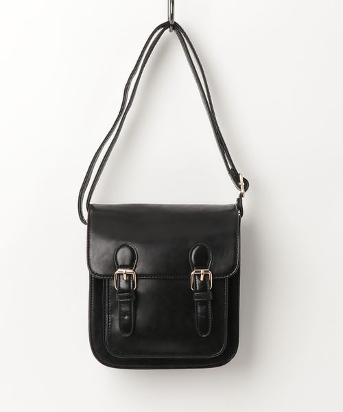 WEGO(ウィゴー)の「WEGO/レトロサッチェルショルダーバッグ(ショルダーバッグ・レディース・ブラック/ブラウン・FREE)」の8枚目の写真