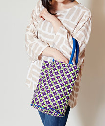 Amina（アミナ）の「【カヤ】花合わせ樽トート バケツバッグ（トートバッグ）」