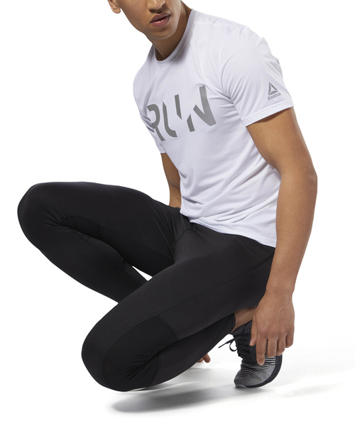 Reebok（リーボック）の「OSR ランニング ロングタイツ（レギンス/スパッツ・メンズ・ブラック・SMALL/MEDIUM/LARGE/X-LARGE/XX-LARGE/XXX-LARGE）」の7枚目の写真