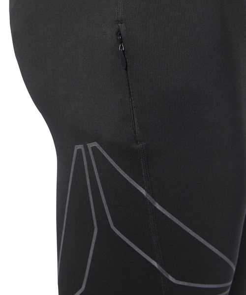 Reebok（リーボック）の「OSR ランニング ロングタイツ（レギンス/スパッツ・メンズ・ブラック・SMALL/MEDIUM/LARGE/X-LARGE/XX-LARGE/XXX-LARGE）」の3枚目の写真