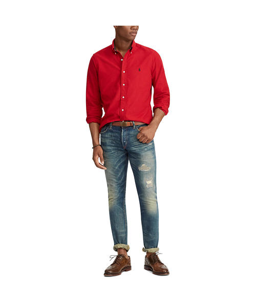 POLO RALPH LAUREN（ポロ ラルフ ローレン）の「クラシック フィット オックスフォード シャツ（シャツ/ブラウス・メンズ・ホワイト/ブラック/ネイビー/レッド/ブルー系9・SMALL/MEDIUM/LARGE/X-SMALL）」の7枚目の写真