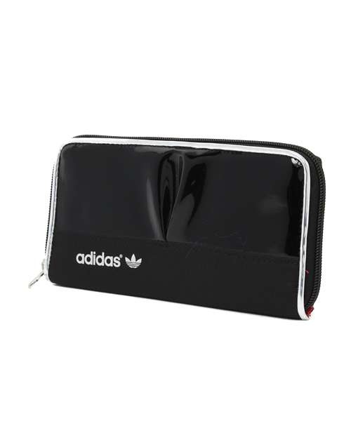 adidas Originals(アディダスオリジナルス)の「アディダス オリジナルス ビッグ グラム ウォレット お財布 adidas Originals BIG GLAM WALLET(財布・レディース・ブラック/ピンク・ONE SIZE)」の3枚目の写真