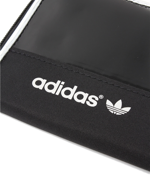 adidas Originals(アディダスオリジナルス)の「アディダス オリジナルス ビッグ グラム ウォレット お財布 adidas Originals BIG GLAM WALLET(財布・レディース・ブラック/ピンク・ONE SIZE)」の5枚目の写真