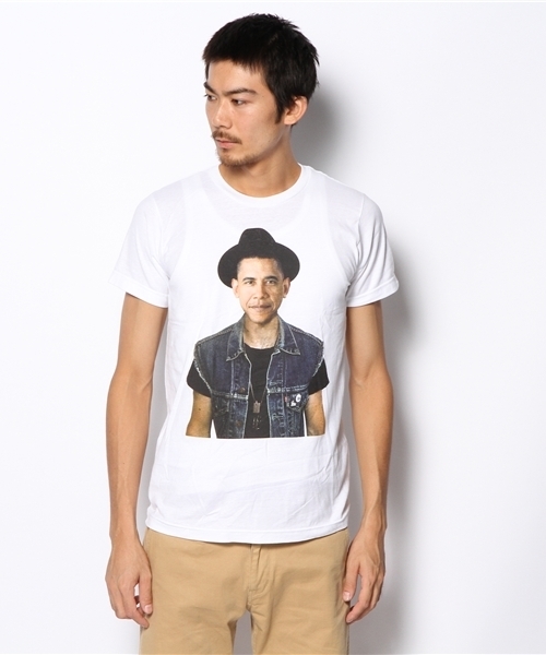 Manhattan Records(マンハッタン レコーズ)の「Fools Gold / Barak Tee(Tシャツ/カットソー・メンズ・ホワイト・SMALL)」の2枚目の写真