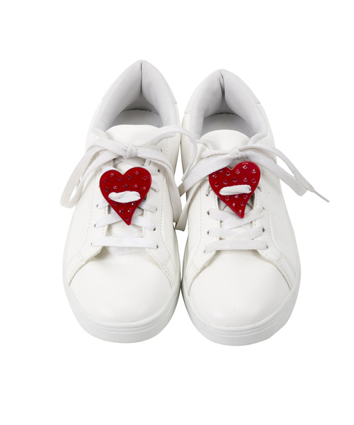iphoria（アイフォリア）の「IPHORIA/アイフォリア スニーカーアクセサリー Acryl Sneaker Patches Collection（シューケア用品・レディース・レッド/ブラック×ホワイト/レッド系その他・ONE SIZE）」の4枚目の写真