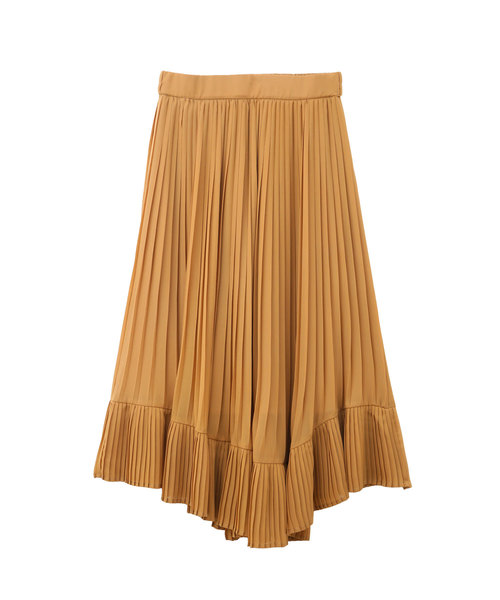 Luz Llena（ラズレナ）の「シフォンプリーツ切替スカート（スカート・レディース・ブラック/ベージュ/グレー・MEDIUM）」の3枚目の写真