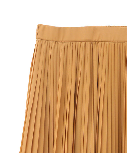 Luz Llena（ラズレナ）の「シフォンプリーツ切替スカート（スカート・レディース・ブラック/ベージュ/グレー・MEDIUM）」の7枚目の写真