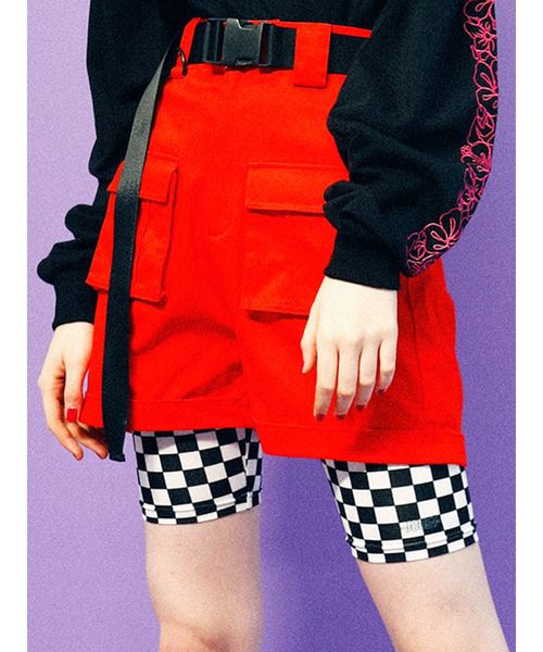 jouetie（ジュエティ）の「カラーサイクリングパンツ（その他パンツ・レディース・ブラック/イエロー/ブルー/その他1・MEDIUM）」の4枚目の写真