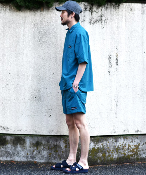 WILD THINGS(ワイルドシングス)の「SUPPLEX SHORT SLEEVE SHIRTS(水着・メンズ・イエロー/ブルー/ブラック・XL/L/M)」の8枚目の写真