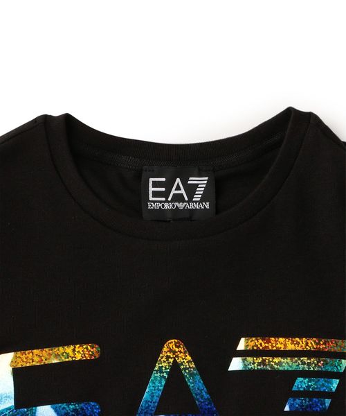 【専用】EA7/アルマーニジュニア　立体ロゴ・黒半袖Tシャツ　10A・10歳 新品】EA7/アルマーニジュニア 立体ロゴ・黒半袖Tシャツ 10A・10