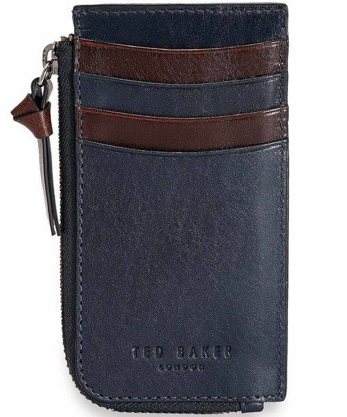 Ted Baker(テッドベーカー)の「BOMBAY 本革ミニコンパクトサイフ(コインケース/札入れ)」|ネイビー