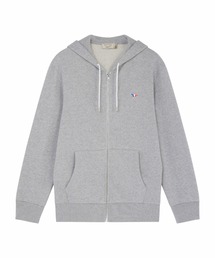 ZIP HOODIE TRICOLOR FOX PATCH