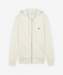 ZIP HOODIE TRICOLOR FOX PATCH