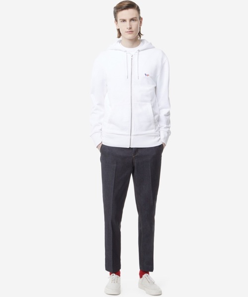 Maison Kitsune（メゾンキツネ）の「ZIP HOODIE TRICOLOR FOX