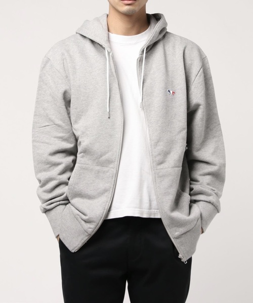Maison Kitsune（メゾンキツネ）の「ZIP HOODIE TRICOLOR FOX