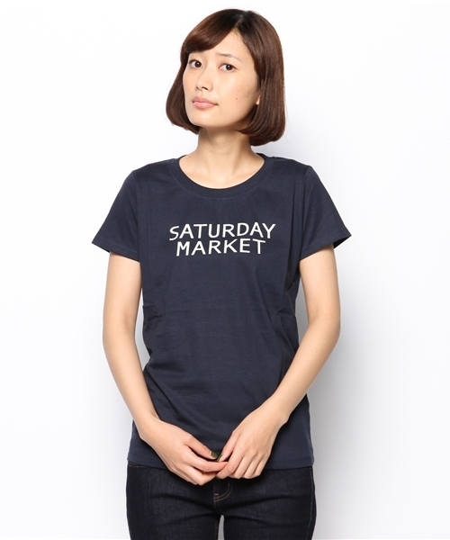 coen(コーエン)の「天竺プリントTシャツ(Tシャツ/カットソー・レディース・オフホワイト/ライトブルー/ネイビー/パープル・LARGE/MEDIUM)」の4枚目の写真