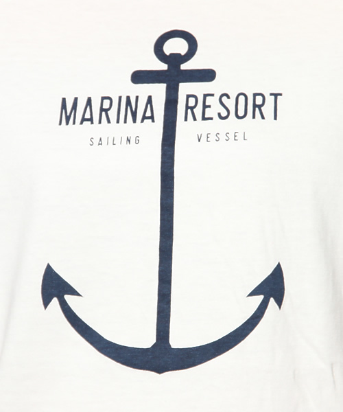coen(コーエン)の「天竺プリントTシャツ(Tシャツ/カットソー・レディース・オフホワイト/ライトブルー/ネイビー/パープル・LARGE/MEDIUM)」の6枚目の写真