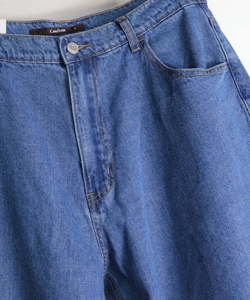 Confirm（コンファーム）の「Confirm / コンファーム デニムワイドパンツ（デニムパンツ・メンズ・ネイビー/ブルー・M/L）」の4枚目の写真