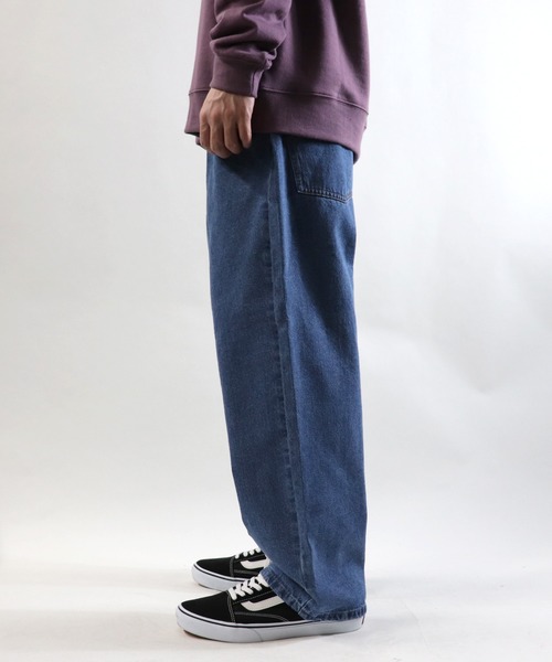 Confirm（コンファーム）の「Confirm / コンファーム デニムワイドパンツ（デニムパンツ・メンズ・ネイビー/ブルー・M/L）」の10枚目の写真