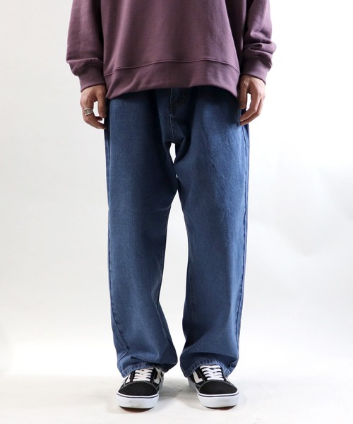 Confirm（コンファーム）の「Confirm / コンファーム デニムワイドパンツ（デニムパンツ・メンズ・ネイビー/ブルー・M/L）」の9枚目の写真