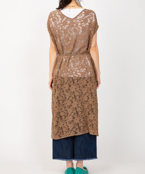 JETSET SOLO PLUS (ジェットセットソロプラス)の「2WAYレースカシュクールワンピース(ワンピース・レディース・ブラウン/ベージュ系その他・FREE)」の6枚目の写真