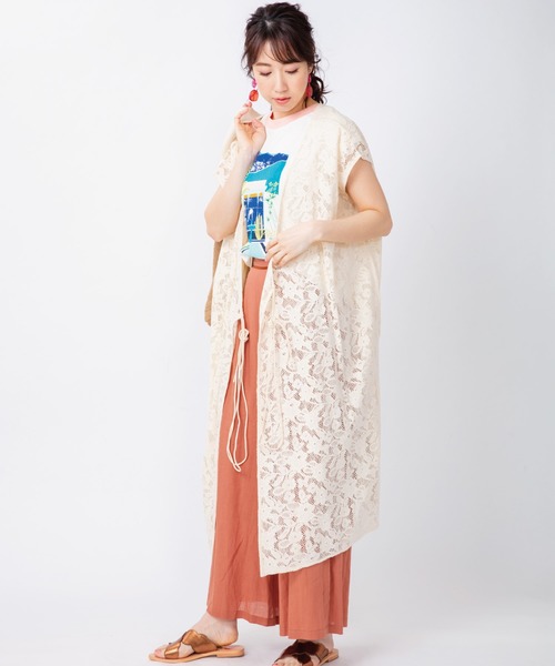 JETSET SOLO PLUS (ジェットセットソロプラス)の「2WAYレースカシュクールワンピース(ワンピース・レディース・ブラウン/ベージュ系その他・FREE)」の7枚目の写真