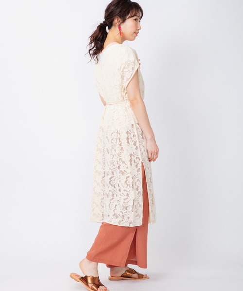 JETSET SOLO PLUS (ジェットセットソロプラス)の「2WAYレースカシュクールワンピース(ワンピース・レディース・ブラウン/ベージュ系その他・FREE)」の10枚目の写真