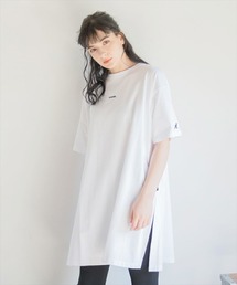 【KANGOL／カンゴール】ロゴ刺繍半袖Tワンピ/ビッグシルエット/Ｔシャツワンピース