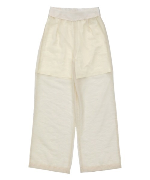 select MOCA（セレクトモカ）の「シースルーパンツセット（その他パンツ・レディース・パープル/アイボリー/モスグリーン・FREE）」の5枚目の写真