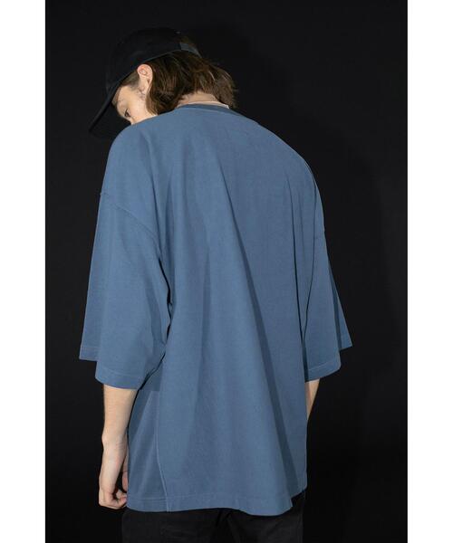 Champion（チャンピオン）の「＜Champion × monkey time＞ REVERSE WEAVE TEE/Tシャツ（Tシャツ/カットソー・メンズ・ライム/ベージュ/イエロー/コバルトブルー/グレー・X-LARGE/LARGE/MEDIUM/SMALL）」の8枚目の写真