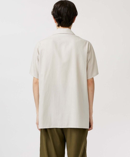 ETHOSENS（エトセンス）の「【ETHOSENS】Embroldered short sleeve shirt/E120-203c（シャツ/ブラウス・メンズ・ブラック/ライトグレー/ピンク・2/3）」の21枚目の写真