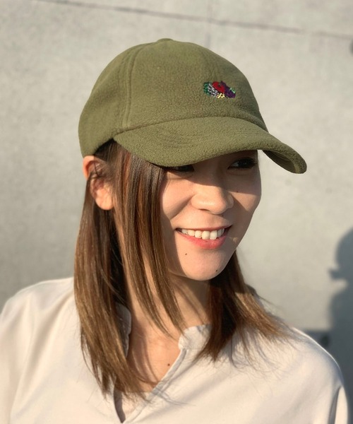 FRUIT OF THE LOOM(フルーツオブザルーム)の「FRUIT OF THE LOOM FLEECE LOGO EMB LOW CAP(キャップ・レディース・ブラック/ベージュ/パープル/ブラウン/オフホワイト/カーキ・FREE)」の6枚目の写真