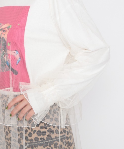 Me%(ミィパーセント)の「シースルーロングワンピース(ワンピース・レディース・ホワイト/ブラック・FREE)」の12枚目の写真