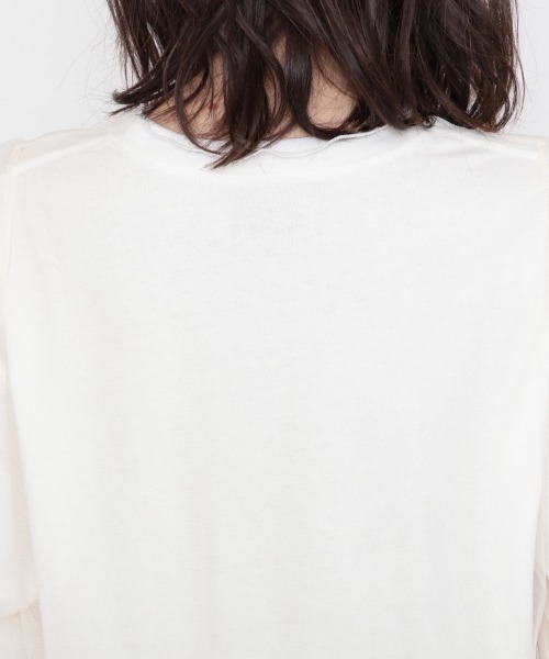 Me%(ミィパーセント)の「シースルーロングワンピース(ワンピース・レディース・ホワイト/ブラック・FREE)」の4枚目の写真