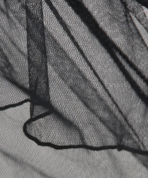 Me%(ミィパーセント)の「シースルーロングワンピース(ワンピース・レディース・ホワイト/ブラック・FREE)」の8枚目の写真