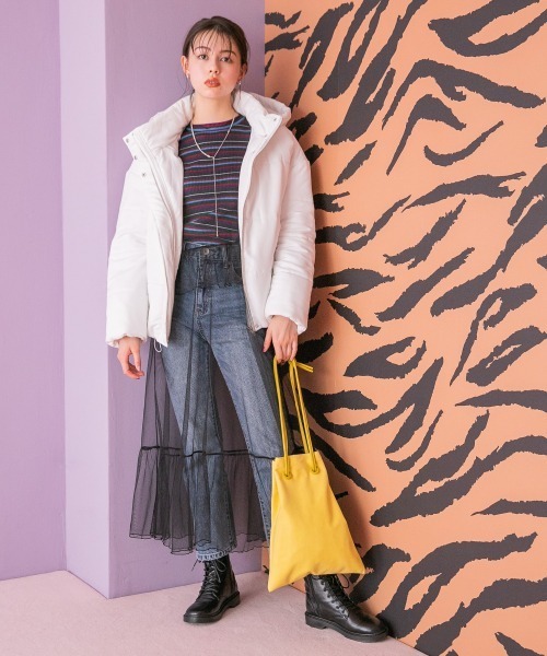 Me%(ミィパーセント)の「シースルーロングワンピース(ワンピース・レディース・ホワイト/ブラック・FREE)」の15枚目の写真