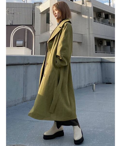 MURUA（ムルーア）の「タンクソールミドルブーツ（ブーツ・レディース・アイボリー/ブラック・36/35/37）」の10枚目の写真