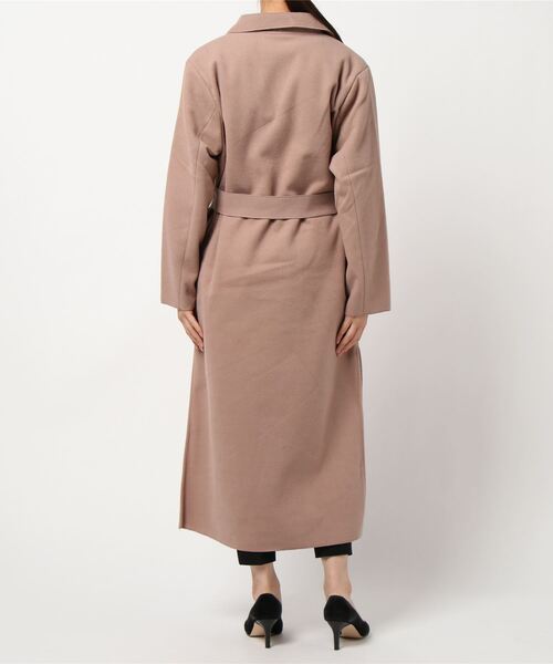 reca(レカ)の「サイドスリット ロングコート(ダウンジャケット/コート・レディース・アイボリー/モカ/ブラウン系その他・M/L)」の6枚目の写真