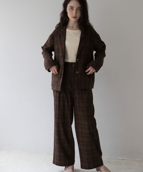 idem（イデム）の「idem Check Jacket（テーラードジャケット）」 - WEAR 