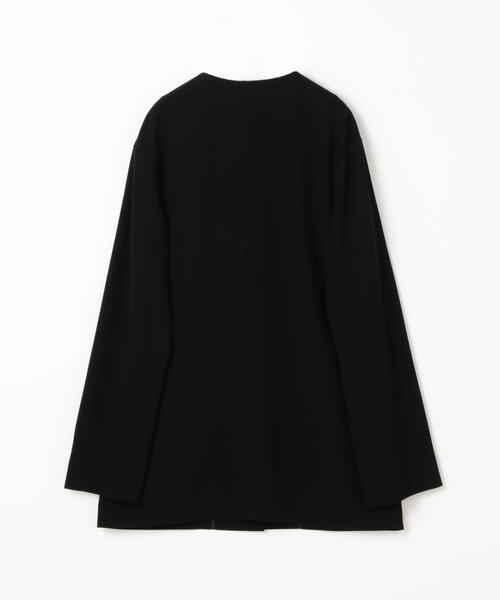 DES PRES ライトダブルクロス ノーカラージャケット 洗える 黒 23AW 楽天市場】DES PRES(デ・プレ) ライトダブルクロス ノーカラー