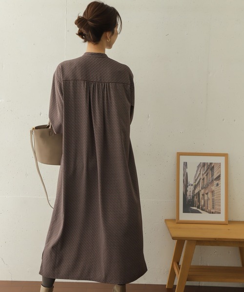 Doors アーバンリサーチドアーズ のファッション Research Urban ワンピース ジオメトリックプリントワンピース ワンピース Urban