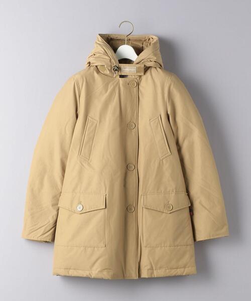 WOOLRICH（ウールリッチ）の「＜WOOLRICH（ウールリッチ）＞ARCTIC PARKA DF ダウンコート ▲（ダウンジャケット/コート・レディース・ベージュ/ブラック・X-SMALL/MEDIUM/SMALL）」の13枚目の写真