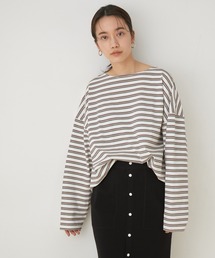 ADAM ET ROPE' | 【WEB限定】BIG ボーダープルオーバー(Tシャツ/カットソー)