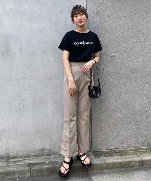 EPIMI E'PIMMY（エピミエピミー）の「アソートセミフレアスラックスパンツ（その他パンツ・レディース・ラベンダー/ブラウン/ベージュ/ブラック・MEDIUM）」の10枚目の写真